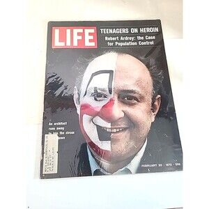 Vintage Life Magazine February 20 1970 Teenagers On Heroin W/Protective Sleeve